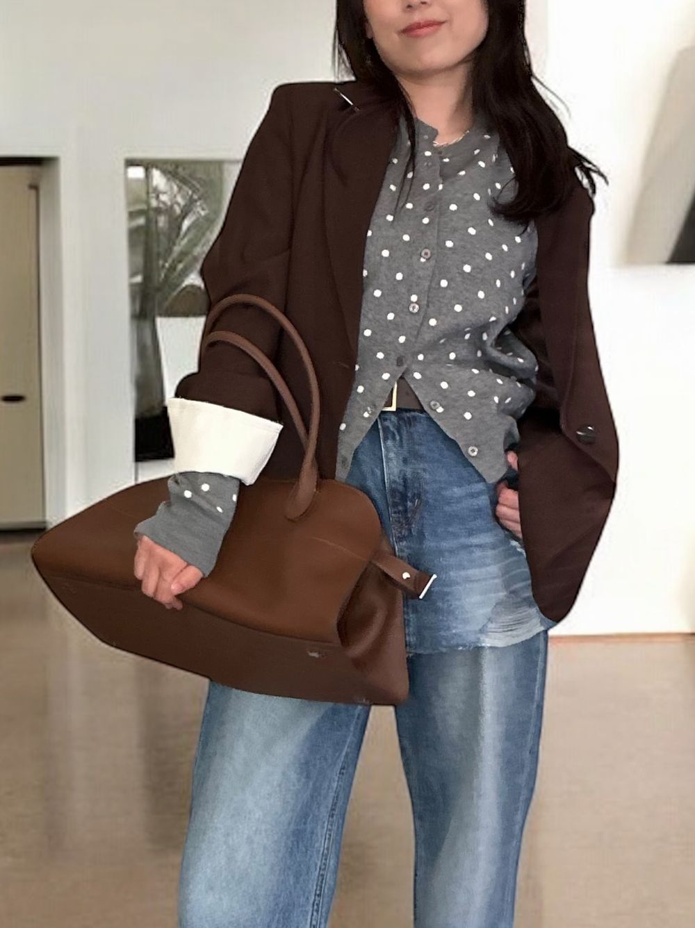 Design Cut off テーラードジャケット