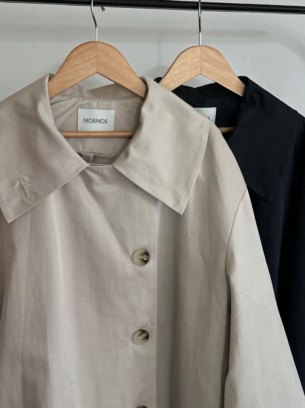 Volume balloon sleeveストームカラージャケット