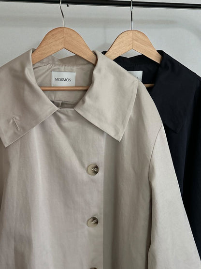 Volume balloon sleeveストームカラージャケット