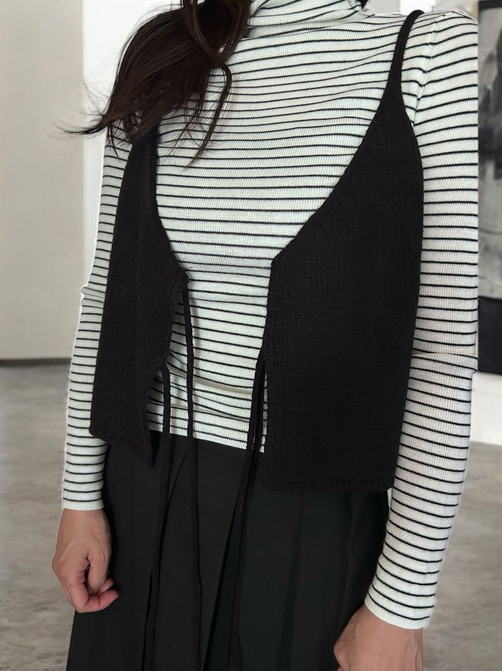 W rope 2way ニットキャミソール