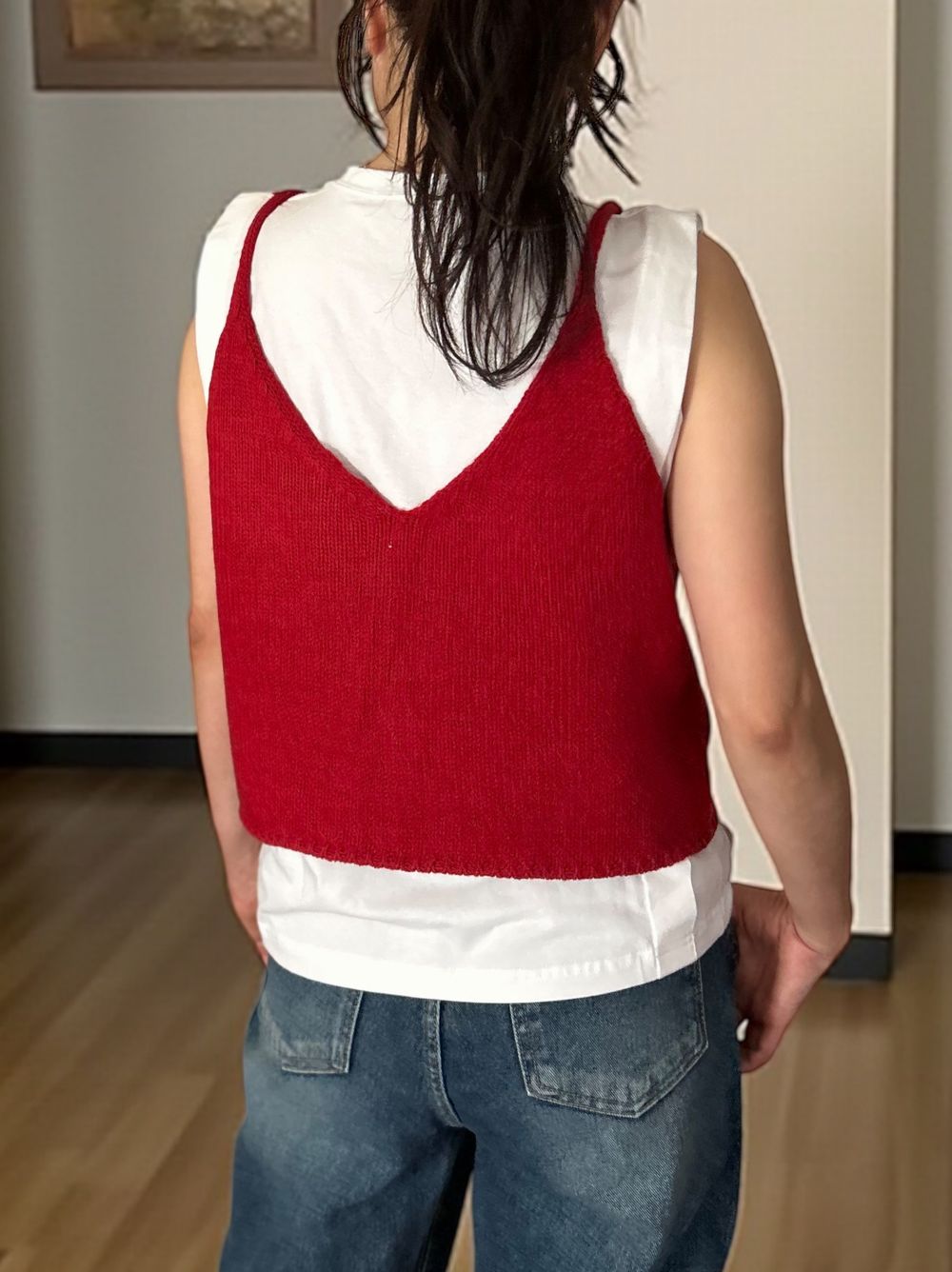 W rope 2way ニットキャミソール