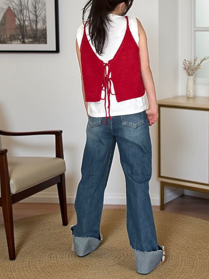 W rope 2way ニットキャミソール