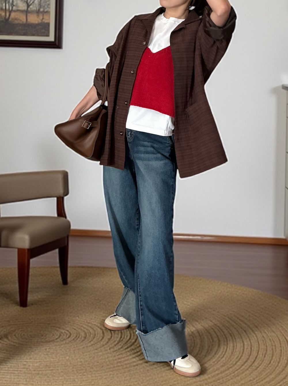 W rope 2way ニットキャミソール