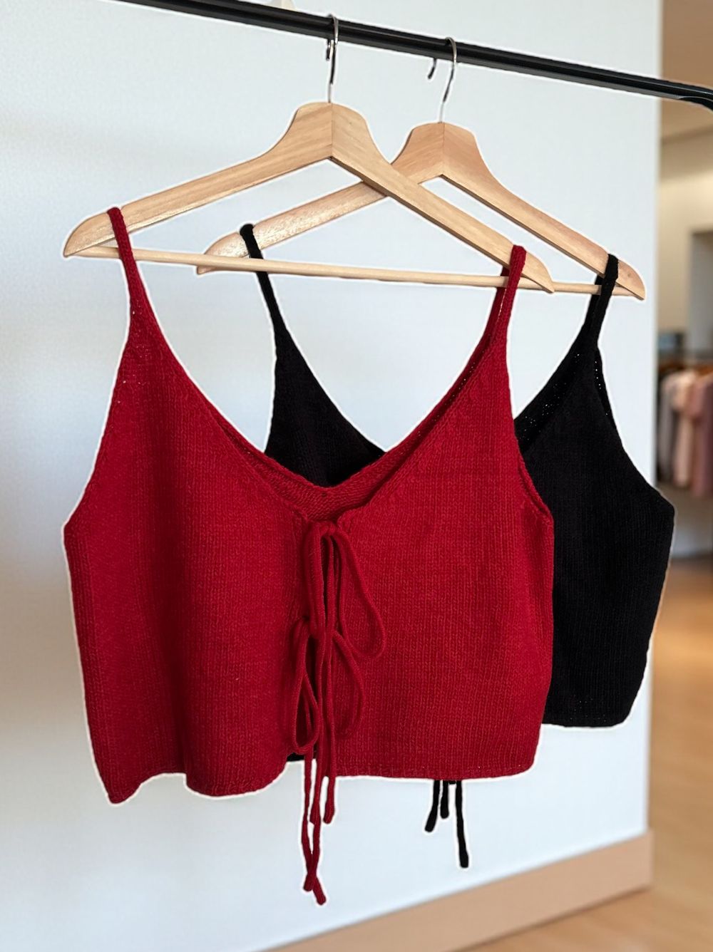 W rope 2way ニットキャミソール