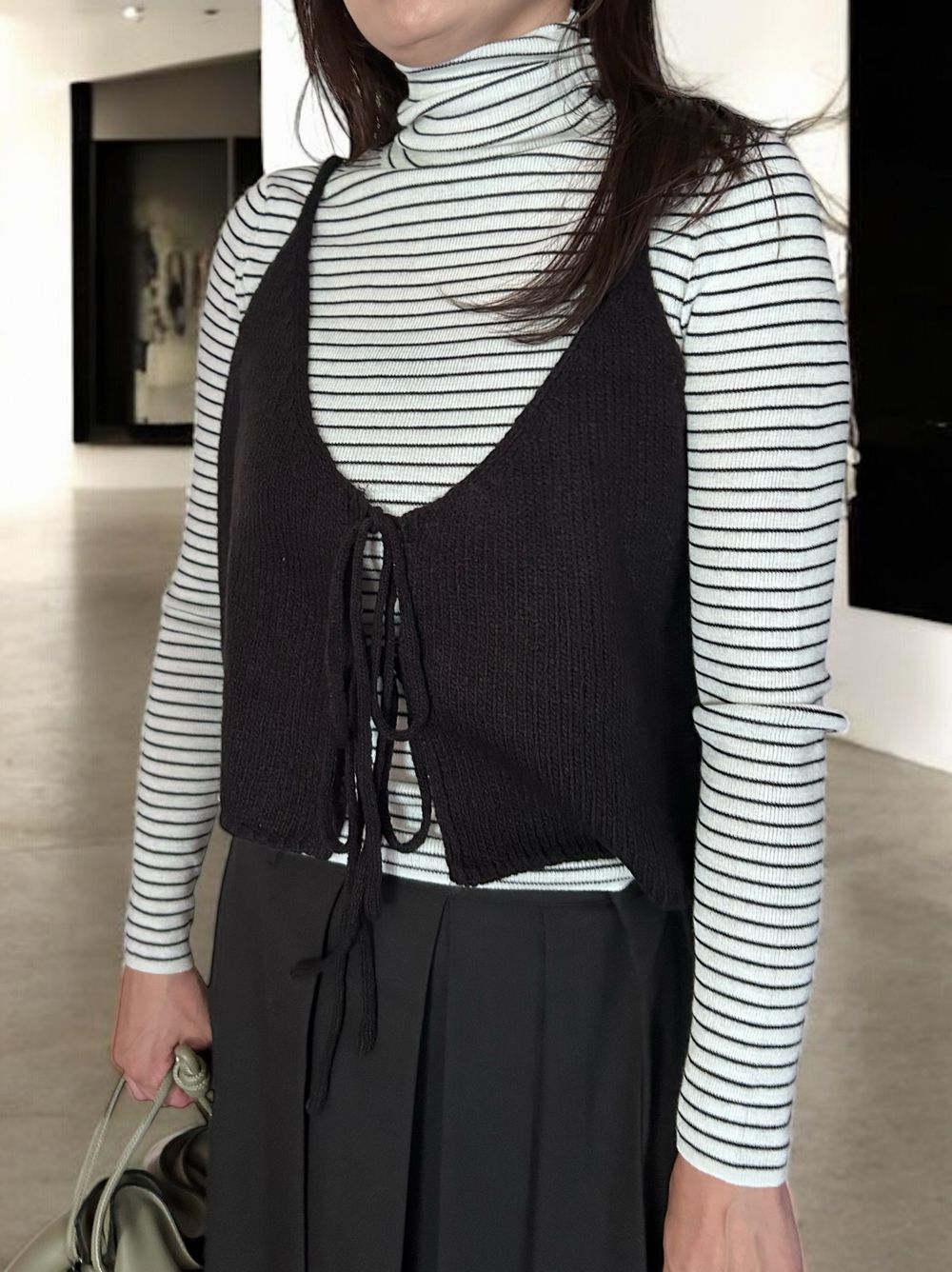 W rope 2way ニットキャミソール