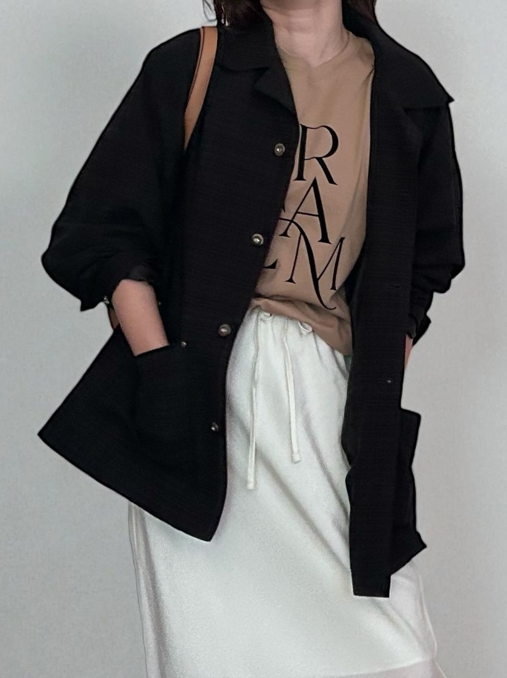 Vintage like Over size チェックシャツジャケット