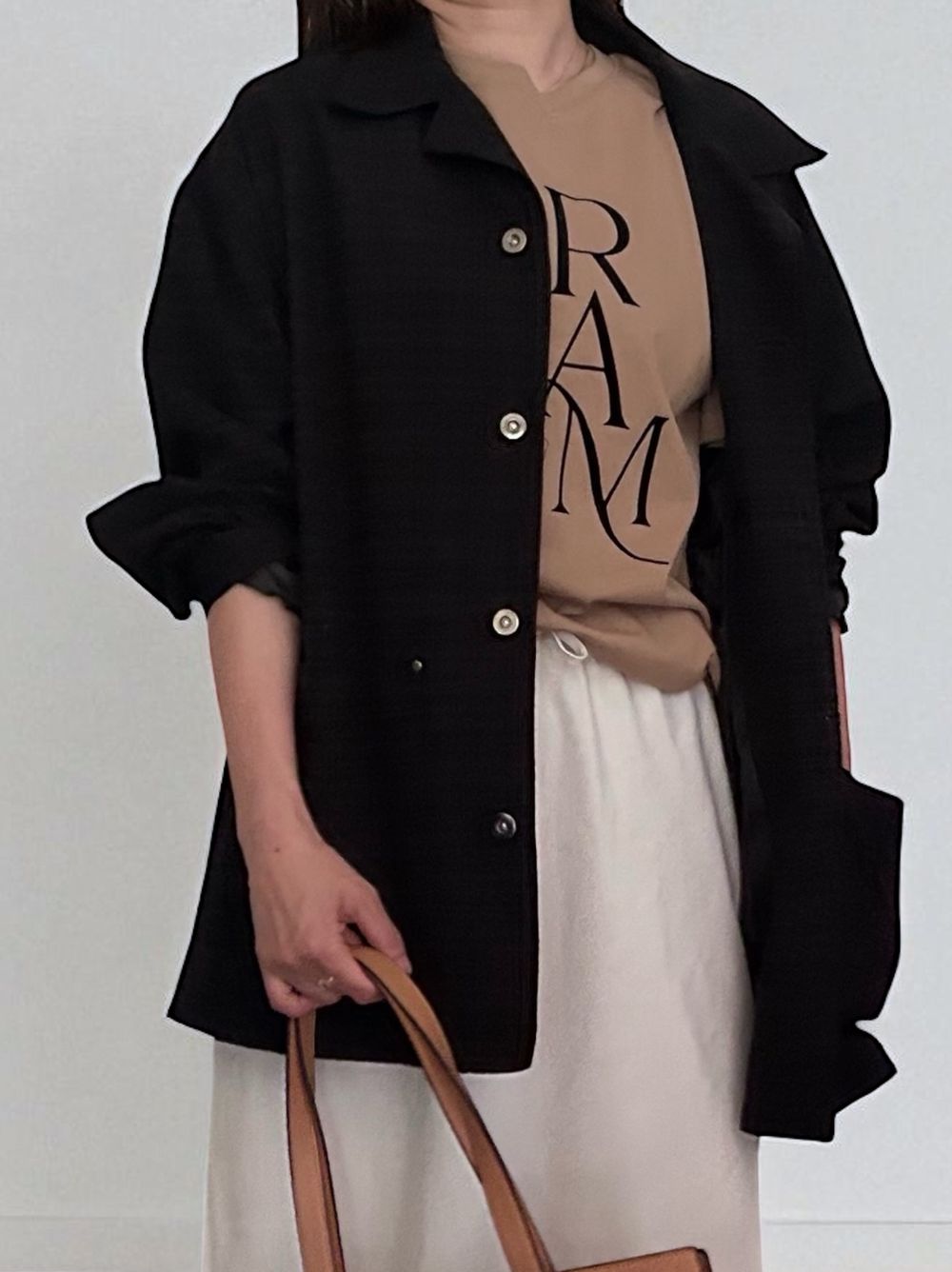 Vintage like Over size チェックシャツジャケット