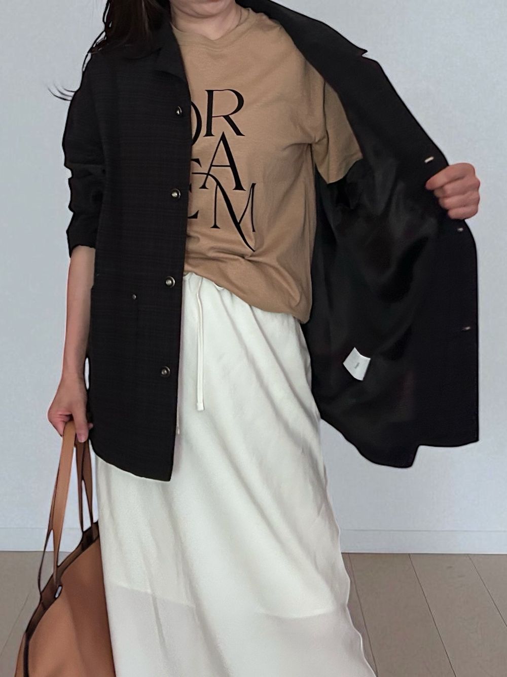 Vintage like Over size チェックシャツジャケット