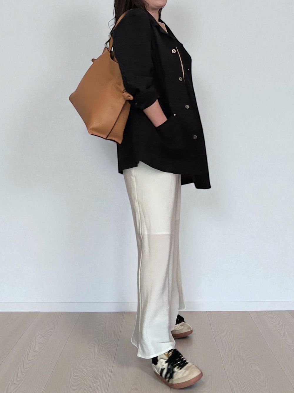 Vintage like Over size チェックシャツジャケット