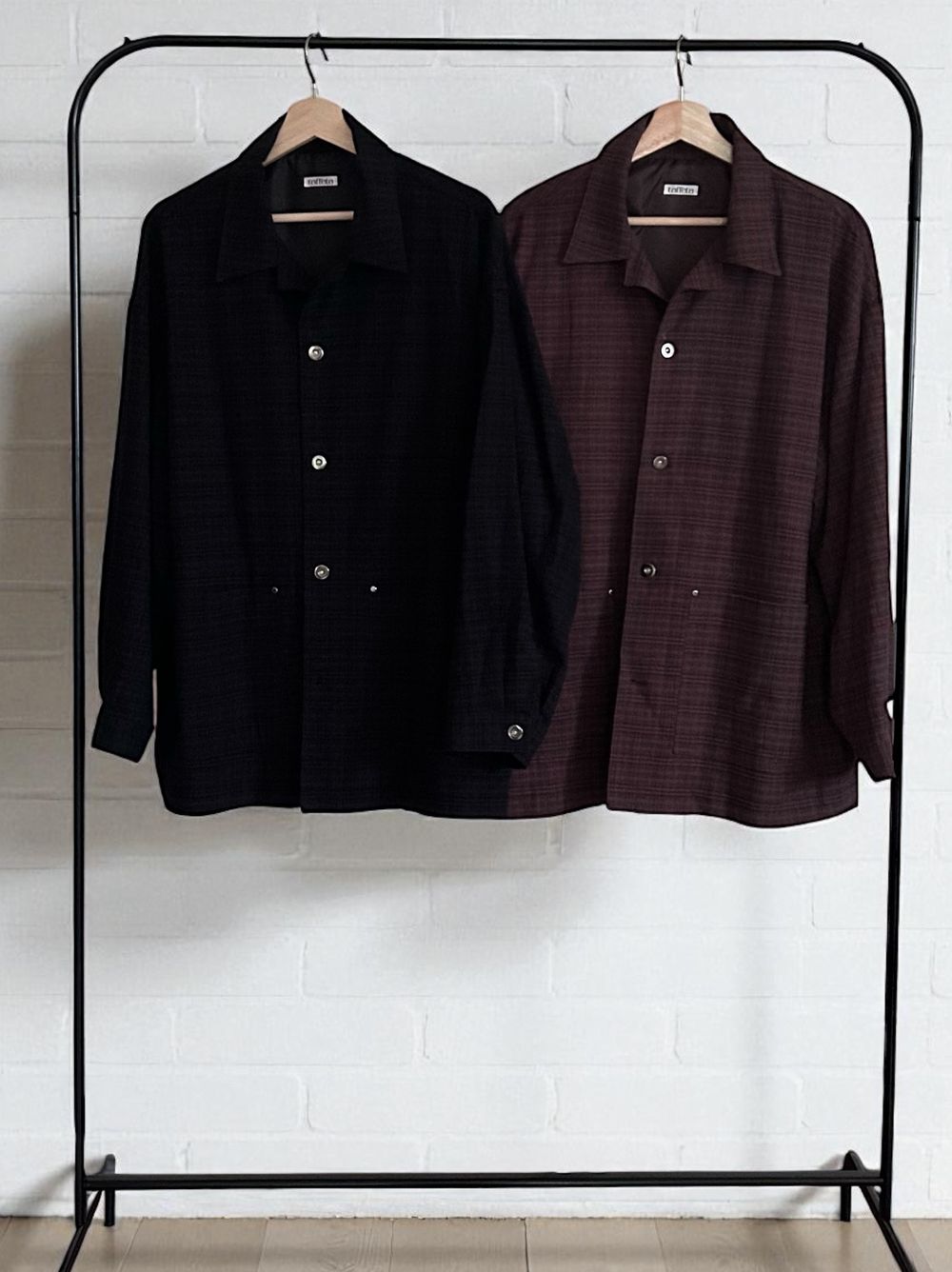 Vintage like Over size チェックシャツジャケット