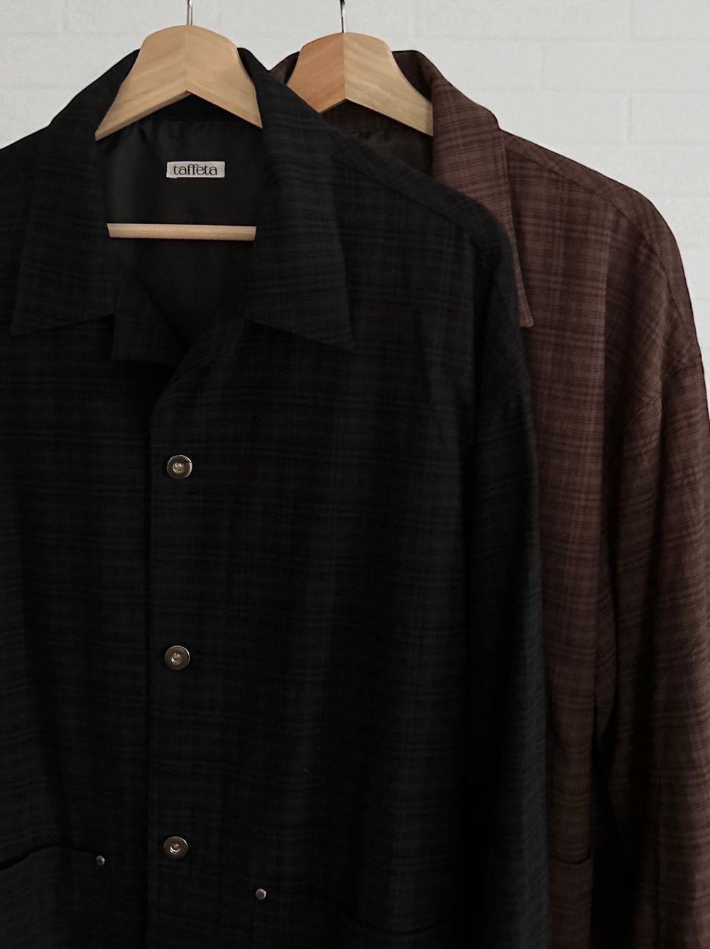 Vintage like Over size チェックシャツジャケット