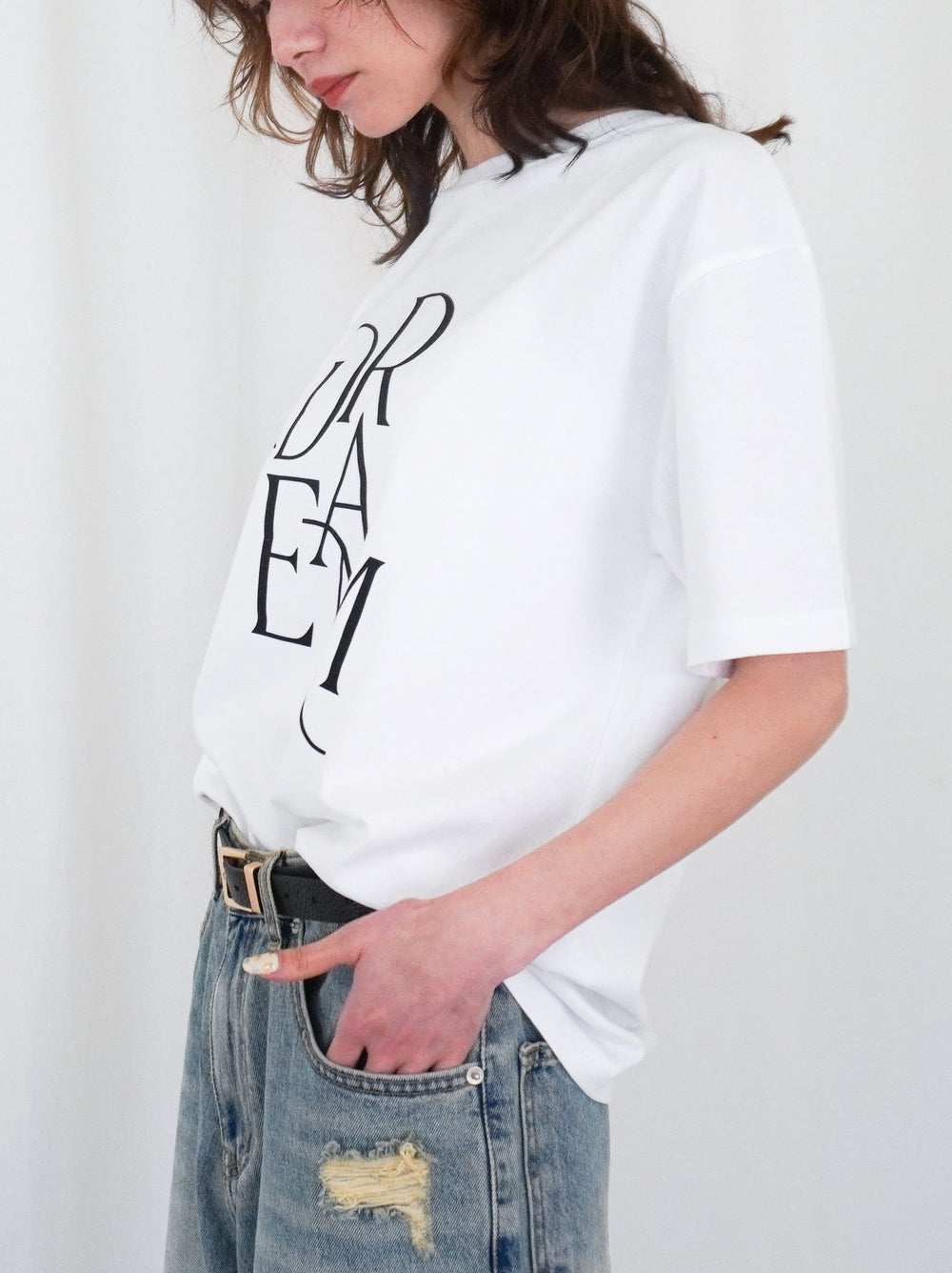 Dream Flock printing ロゴTシャツ