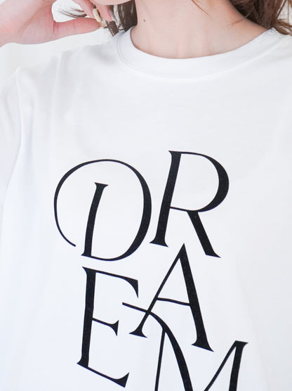Dream Flock printing ロゴTシャツ