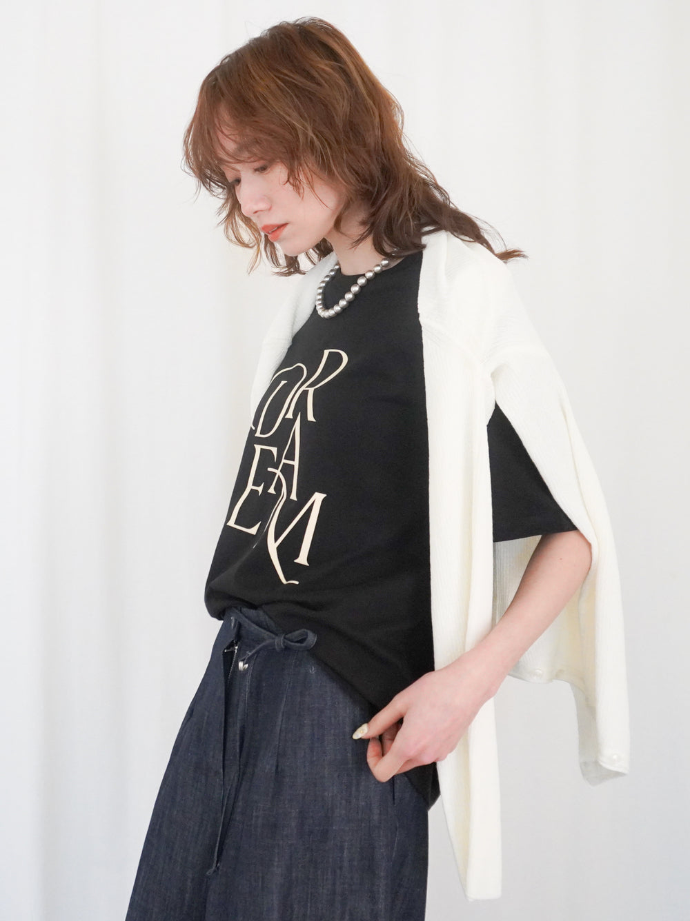 Dream Flock printing ロゴTシャツ