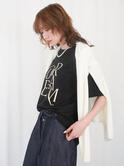 Dream Flock printing ロゴTシャツ