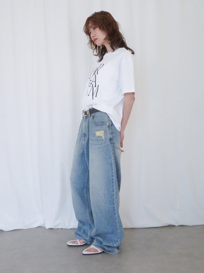 Dream Flock printing ロゴTシャツ