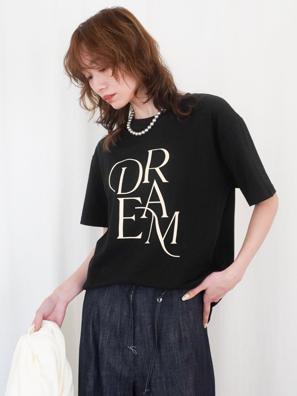 Dream Flock printing ロゴTシャツ