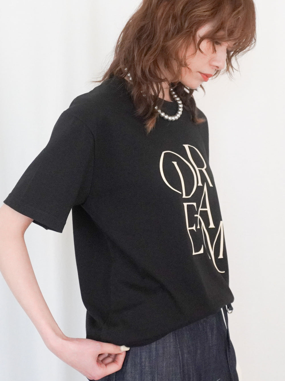 Dream Flock printing ロゴTシャツ