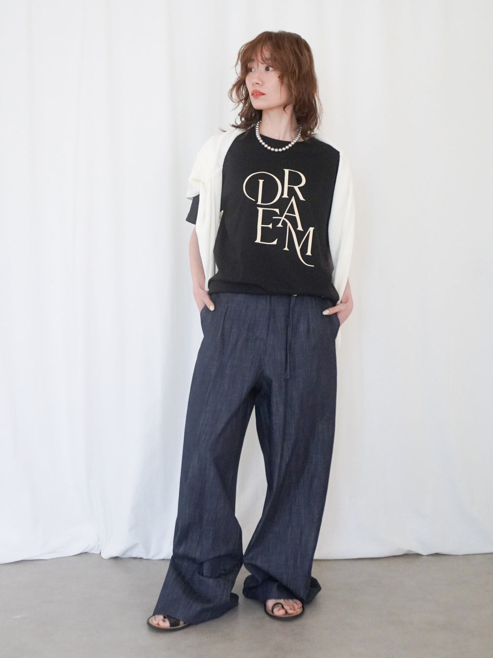 Dream Flock printing ロゴTシャツ