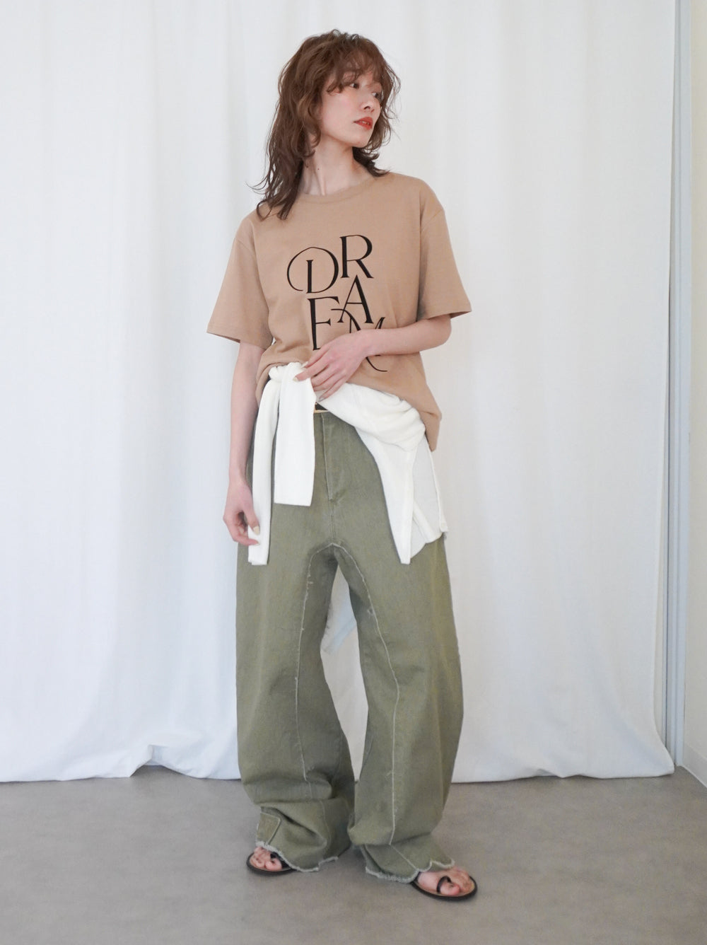 Dream Flock printing ロゴTシャツ