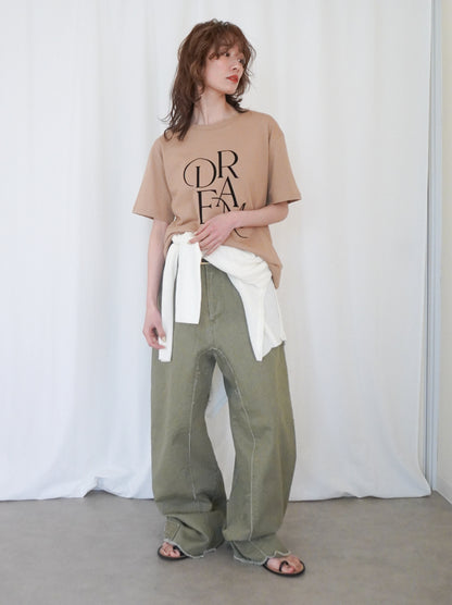 Dream Flock printing ロゴTシャツ