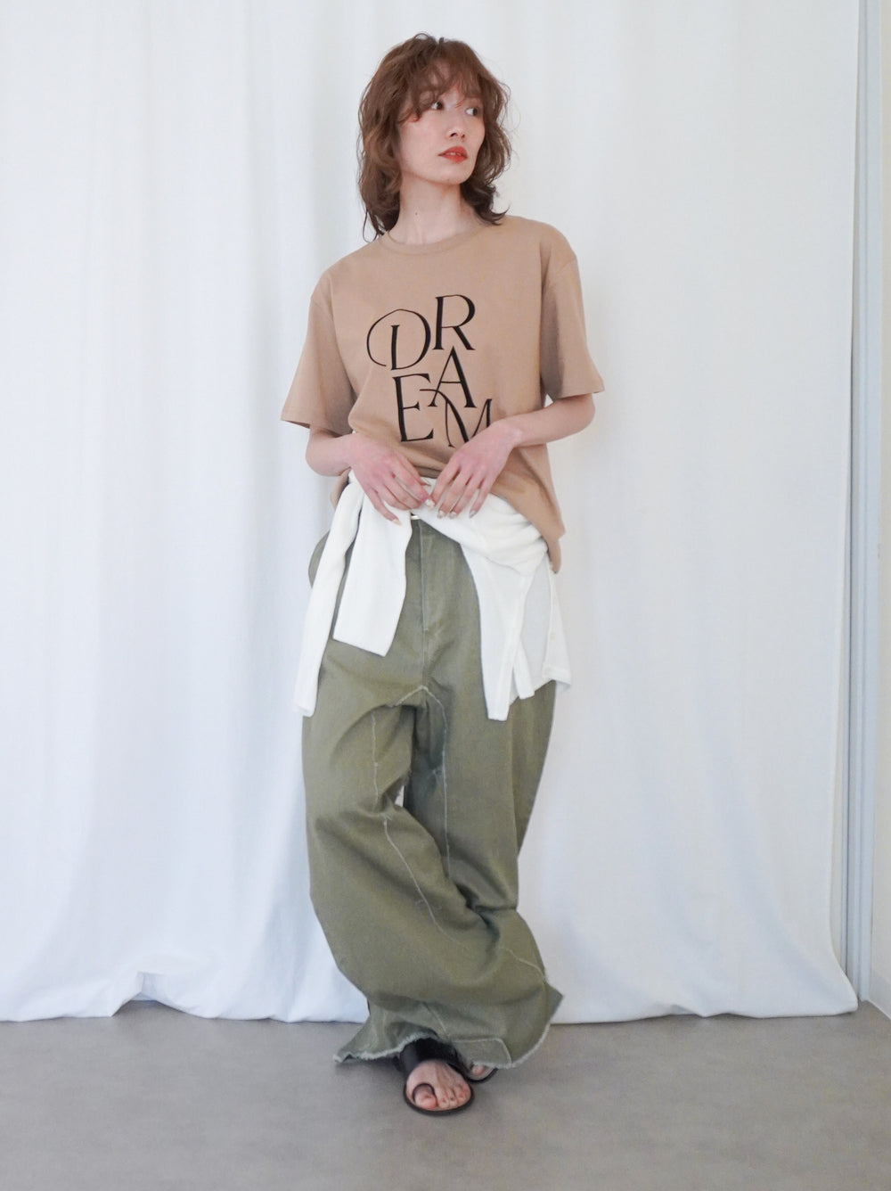 Dream Flock printing ロゴTシャツ