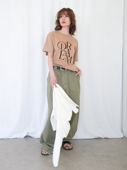 Dream Flock printing ロゴTシャツ