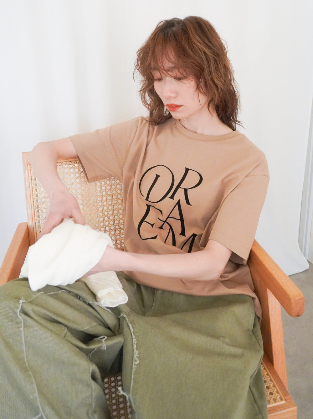 Dream Flock printing ロゴTシャツ