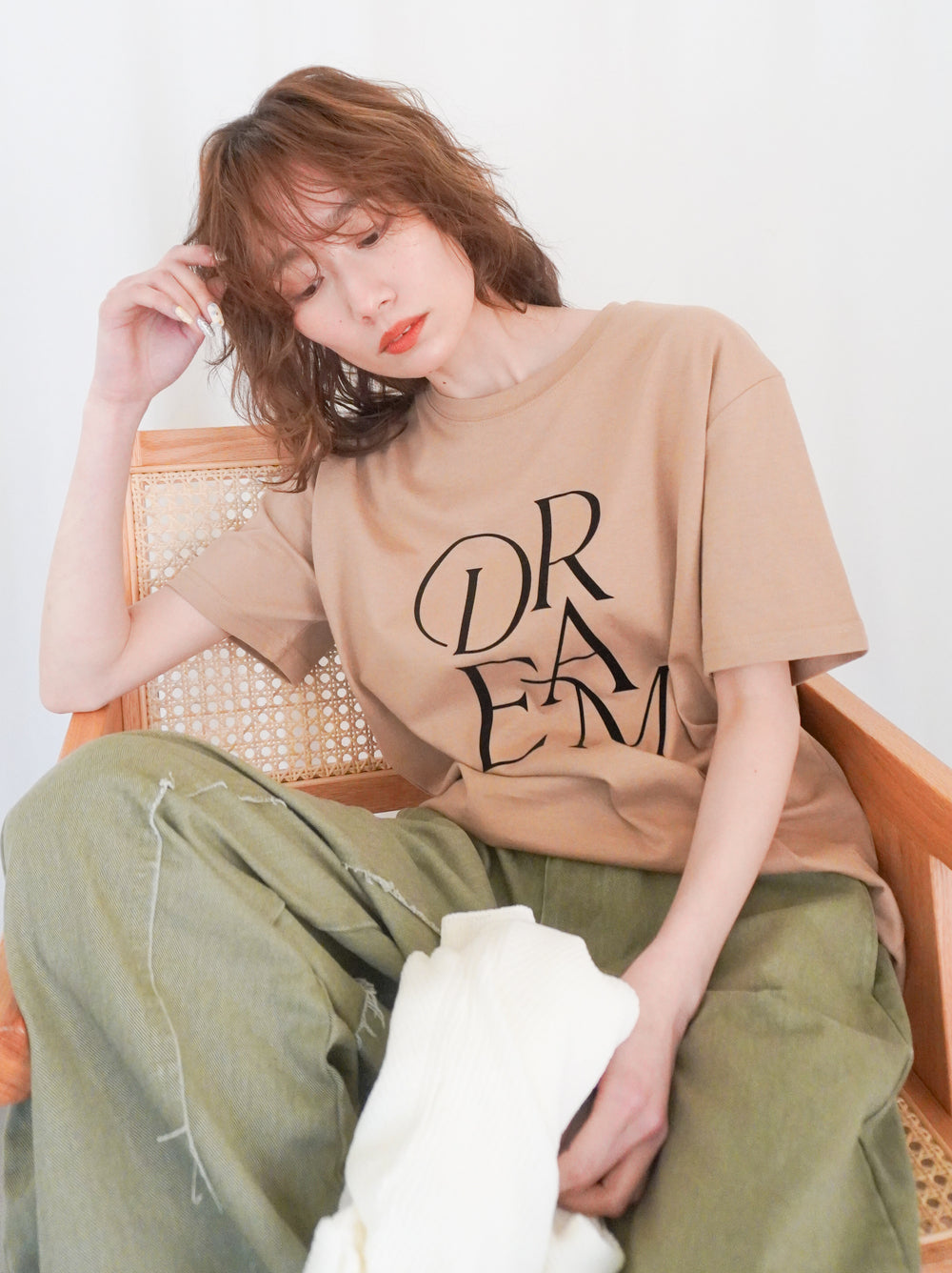 Dream Flock printing ロゴTシャツ