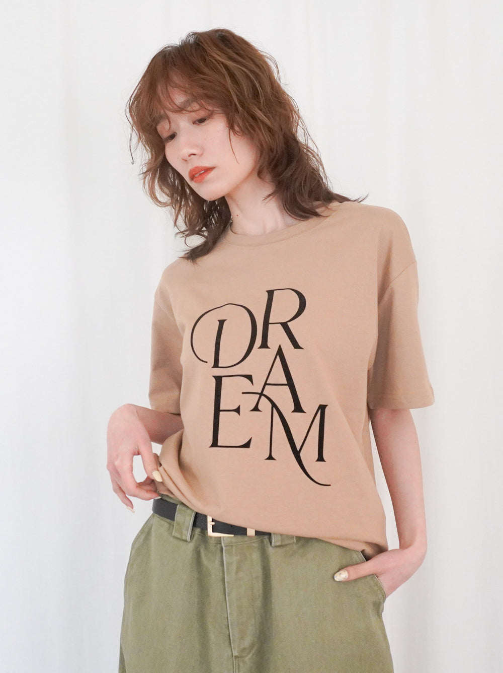 Dream Flock printing ロゴTシャツ