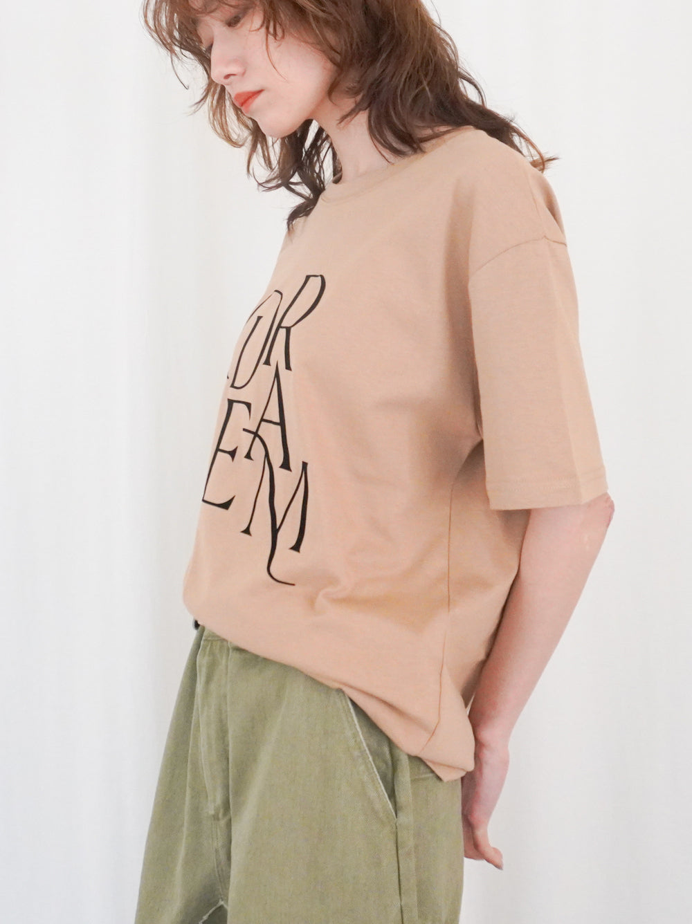 Dream Flock printing ロゴTシャツ