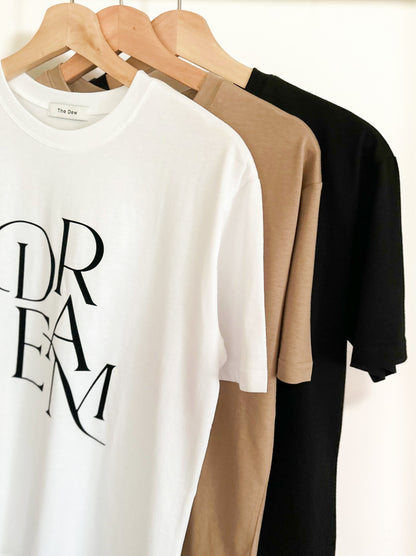 Dream Flock printing ロゴTシャツ