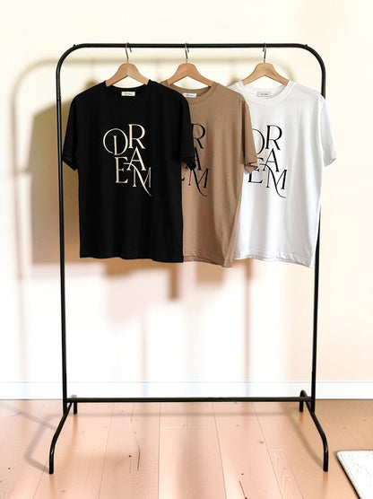 Dream Flock printing ロゴTシャツ