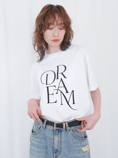 Dream Flock printing ロゴTシャツ