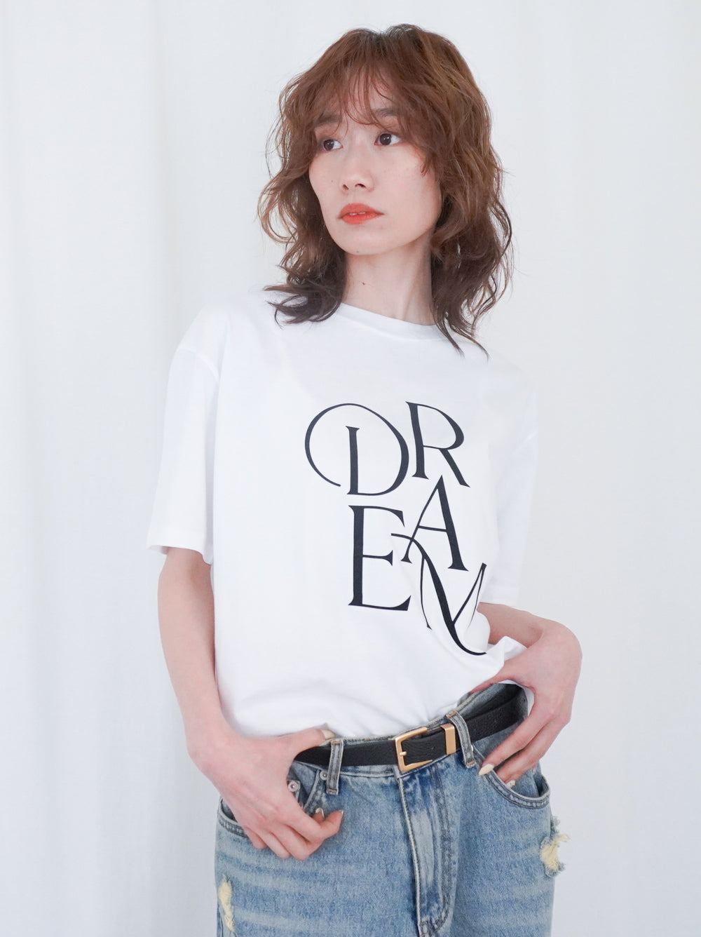 Dream Flock printing ロゴTシャツ