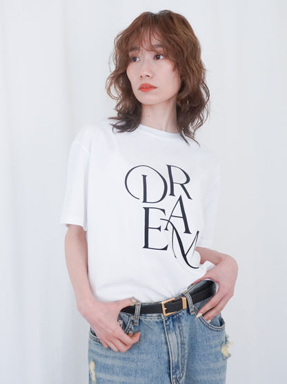Dream Flock printing ロゴTシャツ