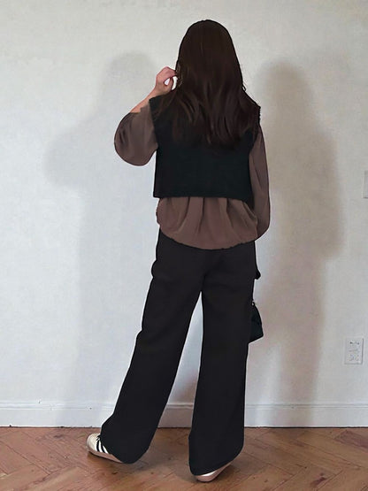 High neck ブークレニットベスト