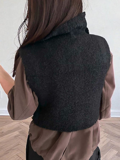 High neck ブークレニットベスト