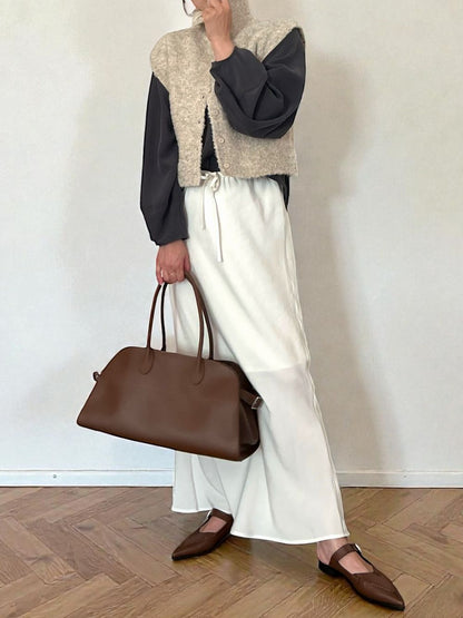 High neck ブークレニットベスト