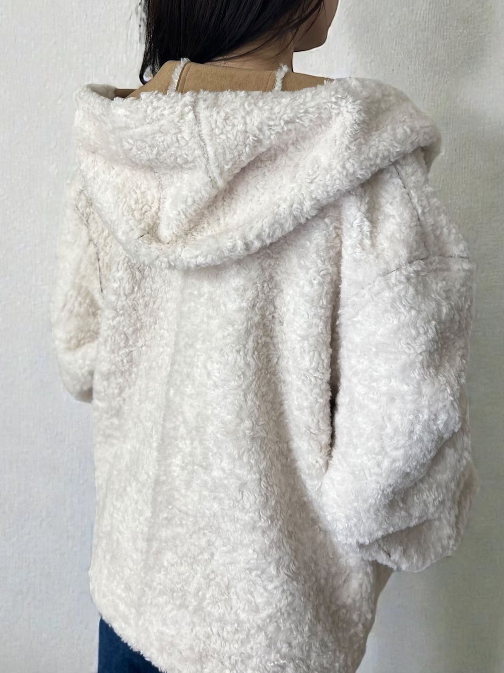 Fake mouton ダブルフェイスリバーシブルボアコート