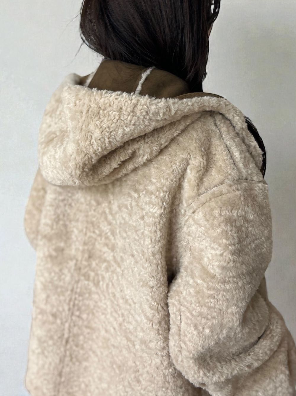 Fake mouton ダブルフェイスリバーシブルボアコート