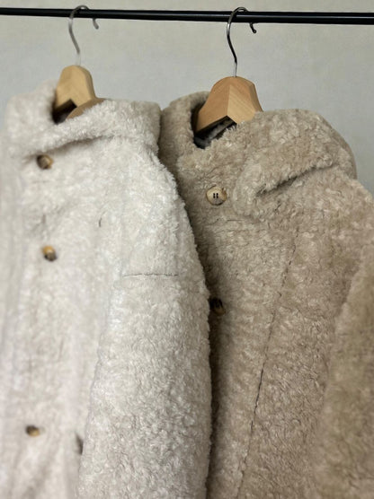 Fake mouton ダブルフェイスリバーシブルボアコート