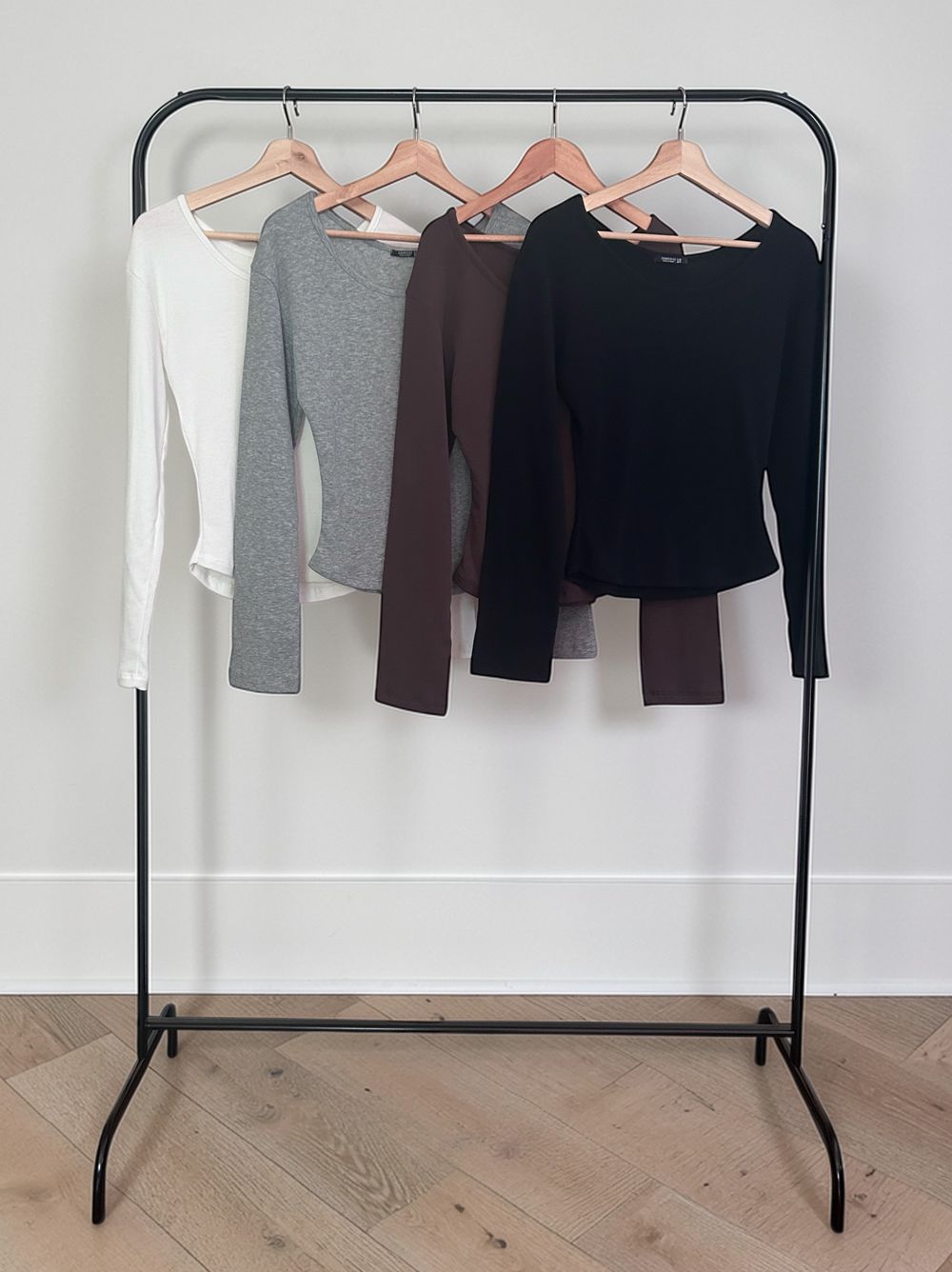 Fleece rib ラウンドネックカットソー