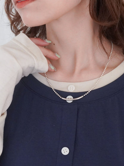 Layered long sleeve 配色カットソー