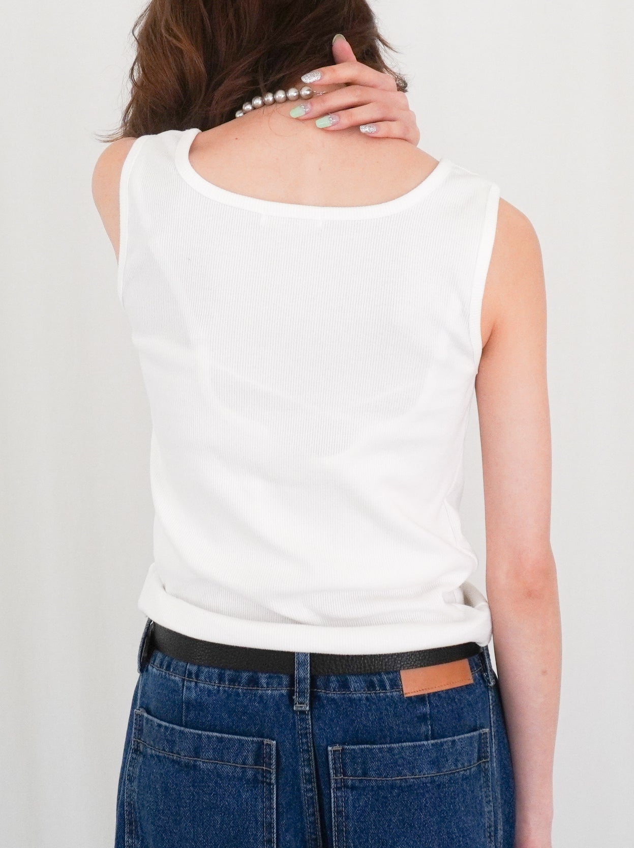 Essential rib ヘンリータンクトップ