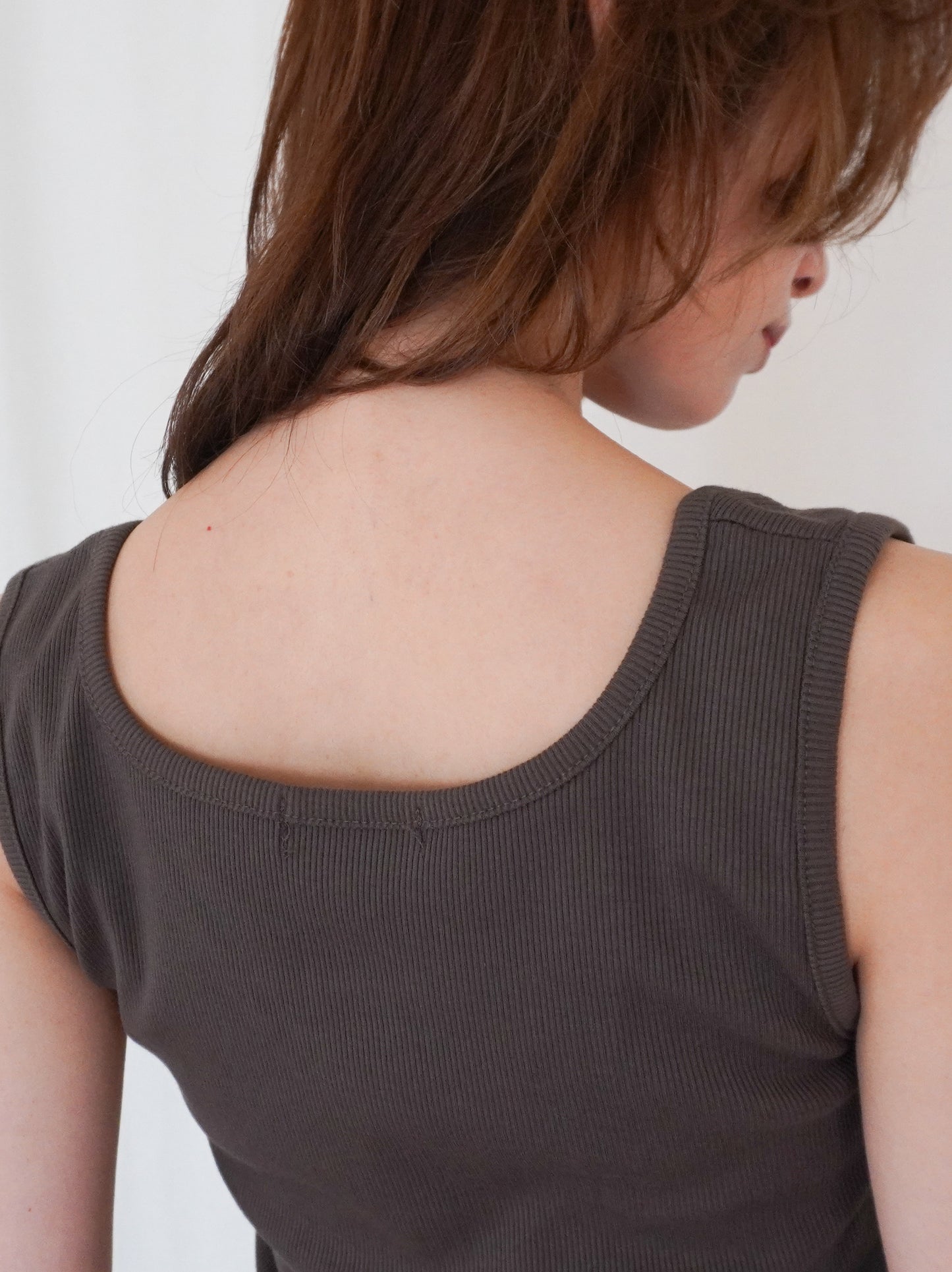 Essential rib ヘンリータンクトップ