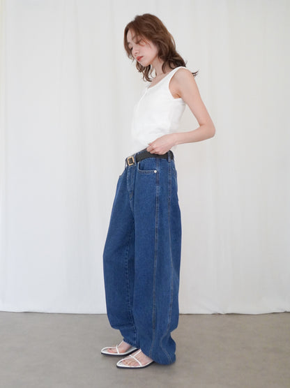 Essential rib ヘンリータンクトップ