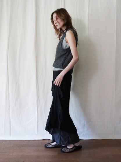 Texture One Shoulder レイヤードニット