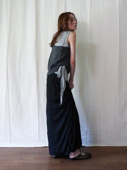Texture One Shoulder レイヤードニット