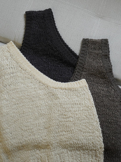 Texture One Shoulder レイヤードニット